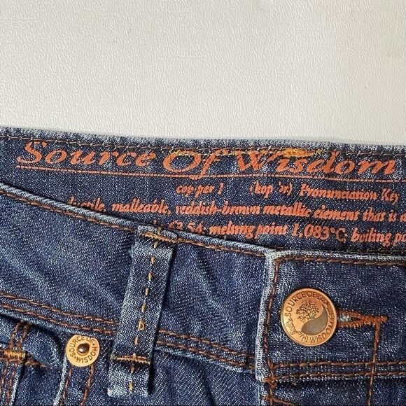 Source of Wisdom | Copper Distressed Jeans - Picture 3 of 7